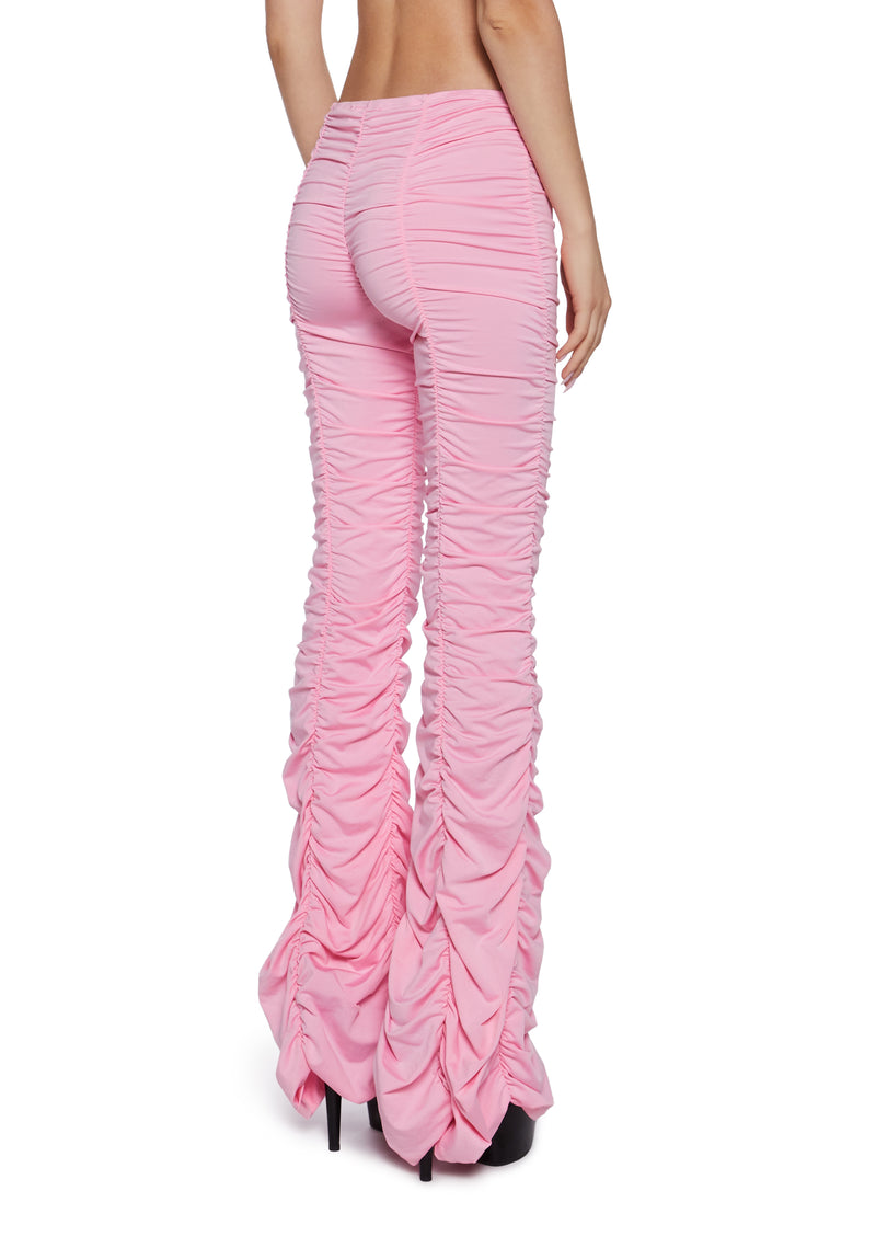 Lasso Babe Flare Pants - Pink