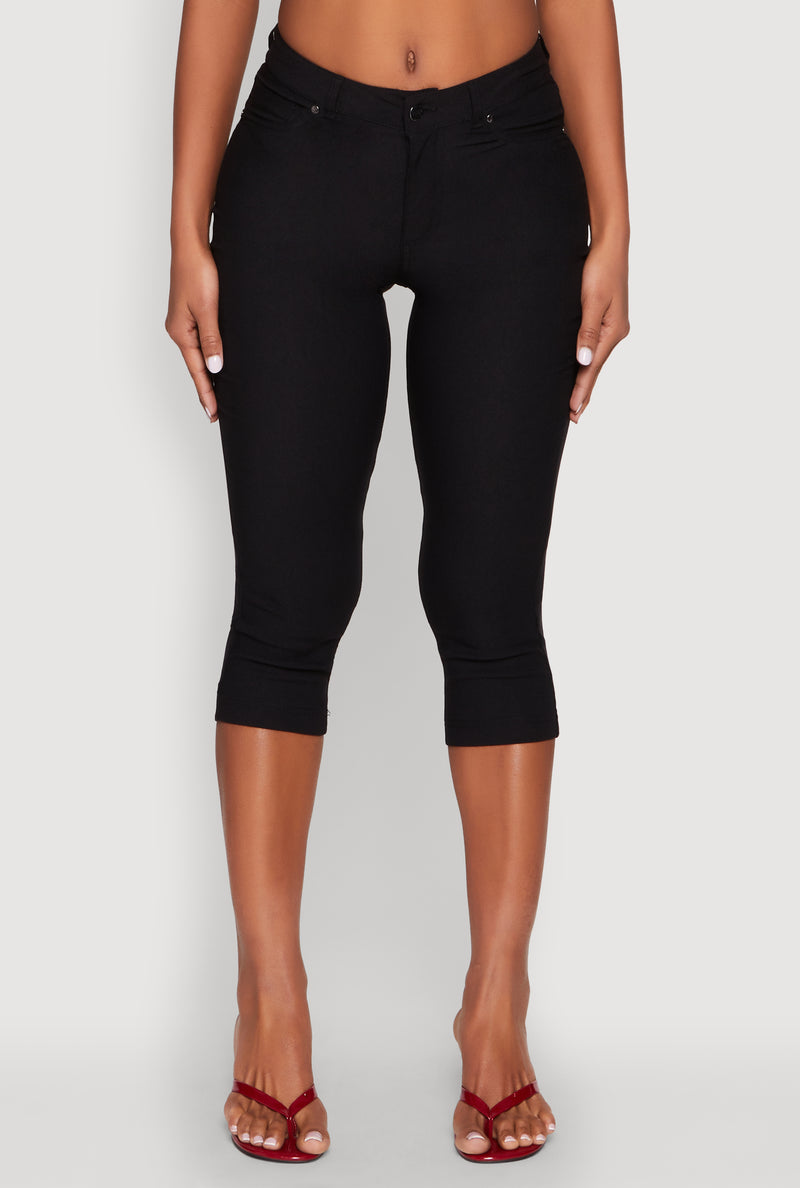 Skinny Hyperstretch Capri Pants