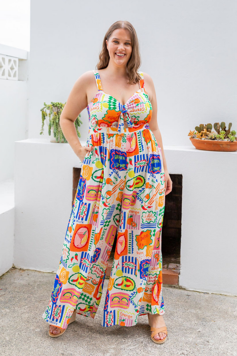 Christina Jumpsuit in Spicy Margs