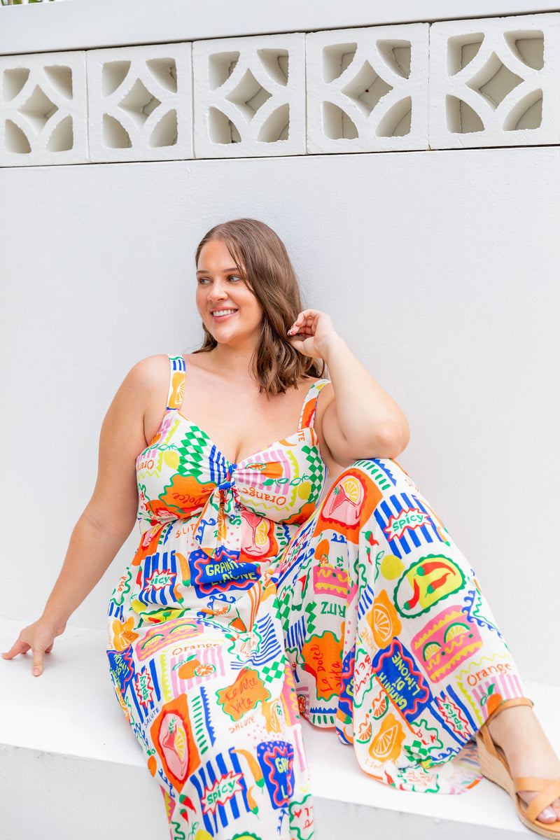 Christina Jumpsuit in Spicy Margs