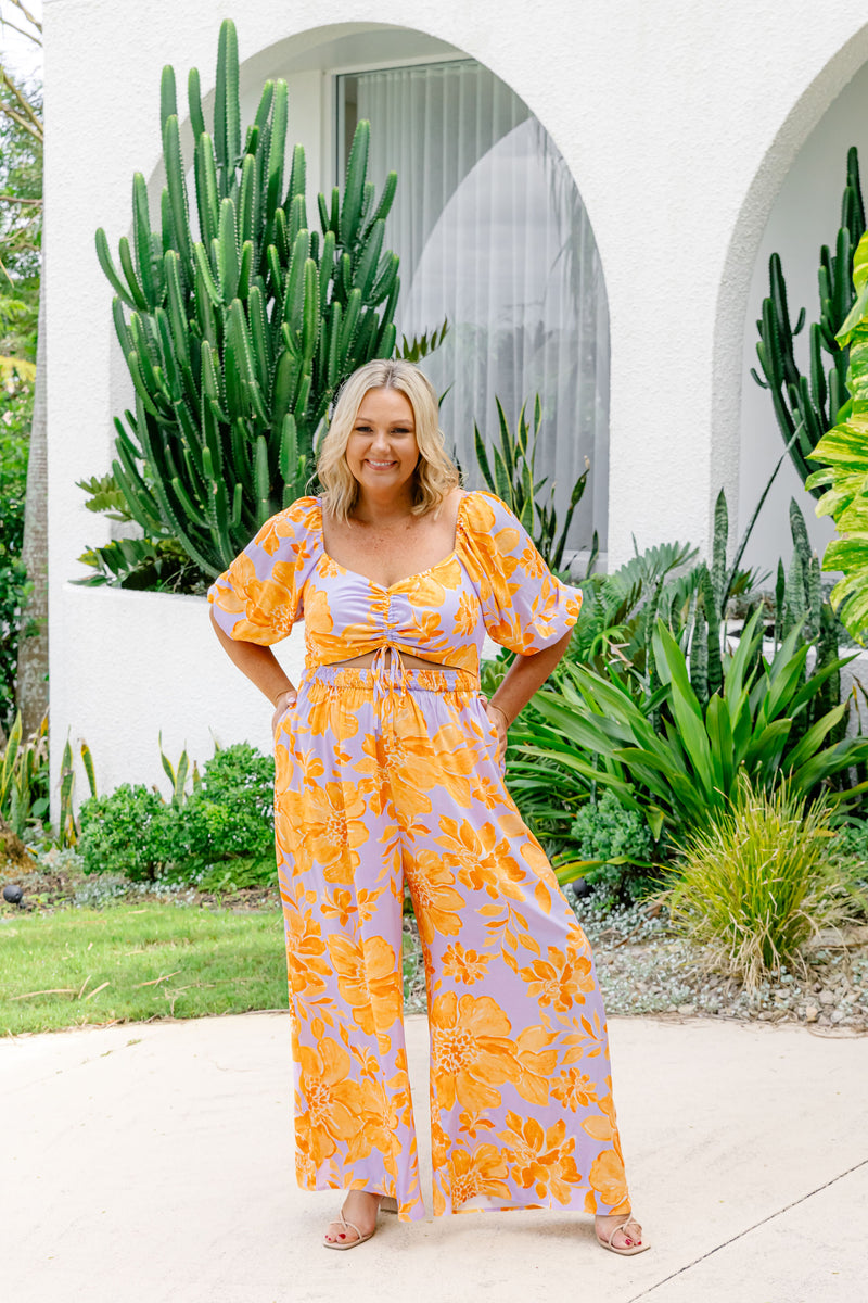 Pippa Jumpsuit in Honey Bloom