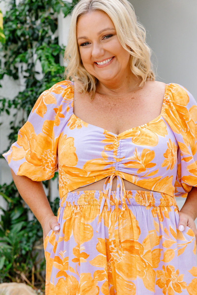 Pippa Jumpsuit in Honey Bloom
