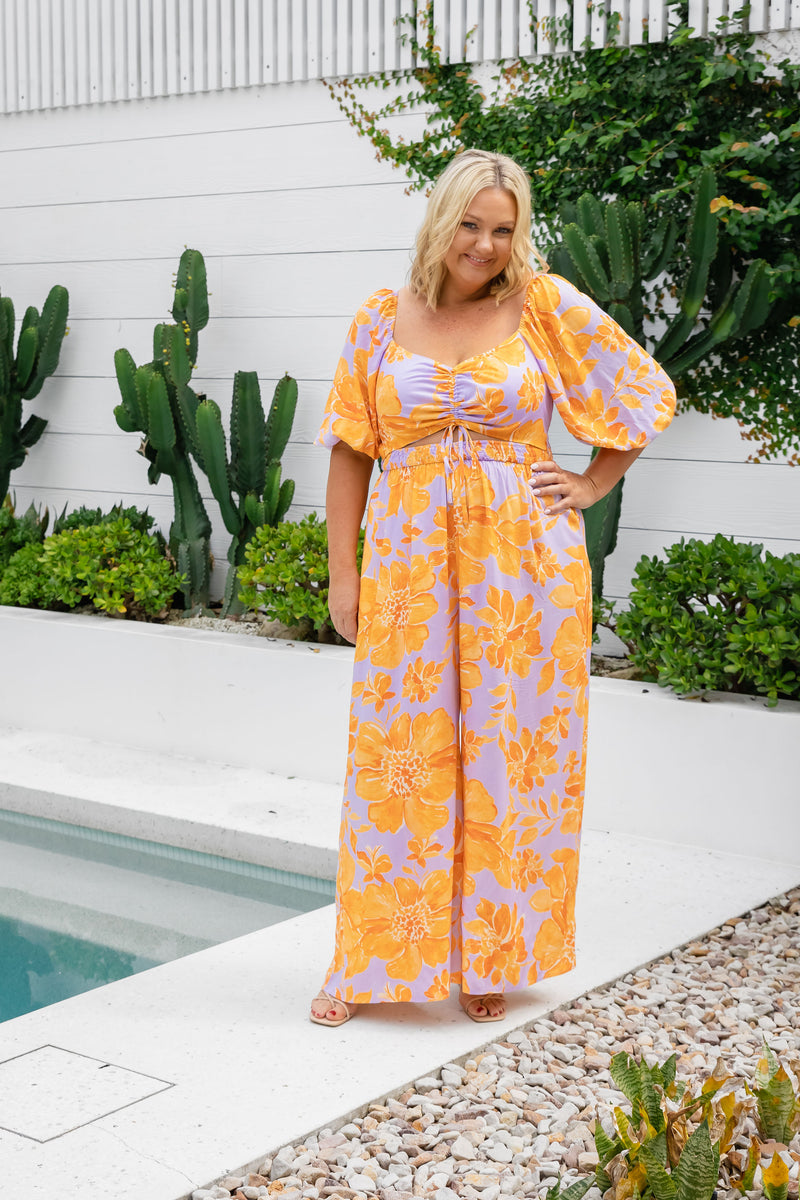 Pippa Jumpsuit in Honey Bloom