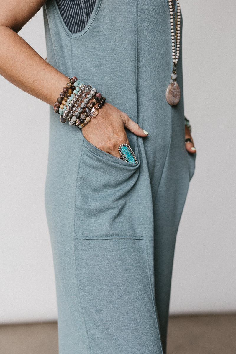 Nomad Nights Jumpsuit - Jade
