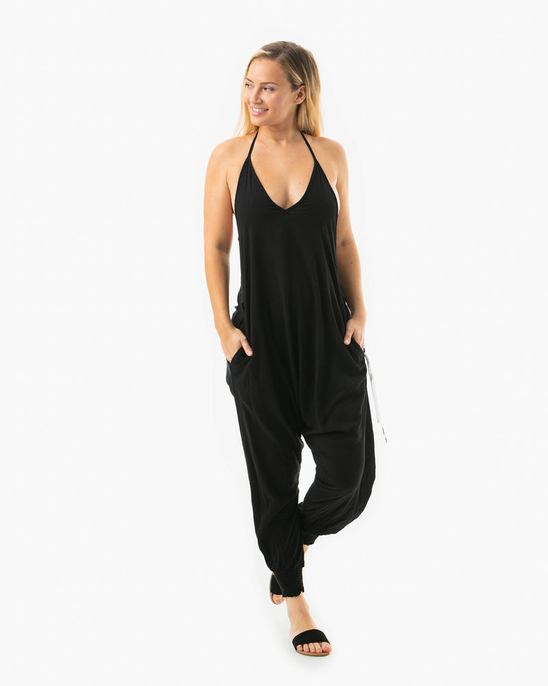 Solid Harem Jumpsuit