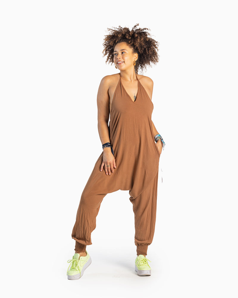 Solid Harem Jumpsuit
