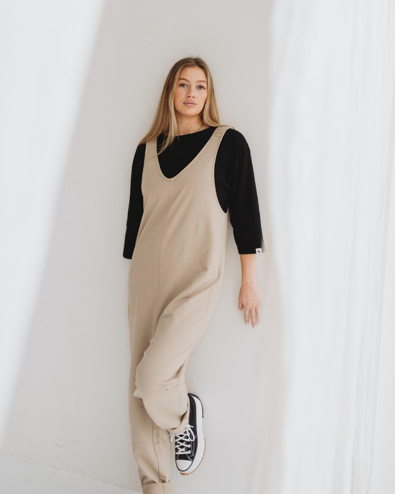 Jilly Beige Jumpsuit