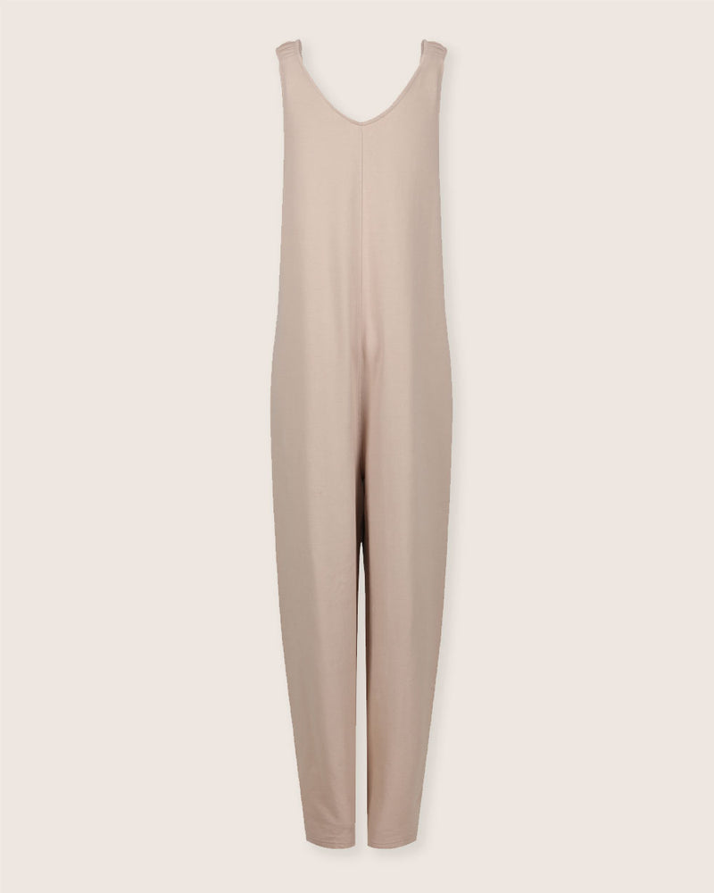 Jilly Beige Jumpsuit