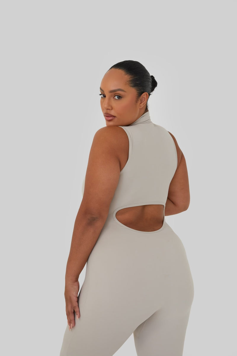 Shaped Bodysuit - Taupe