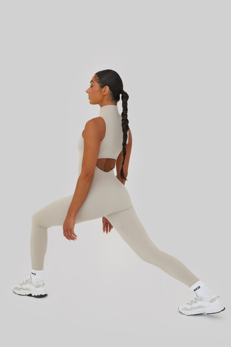 Shaped Bodysuit - Taupe