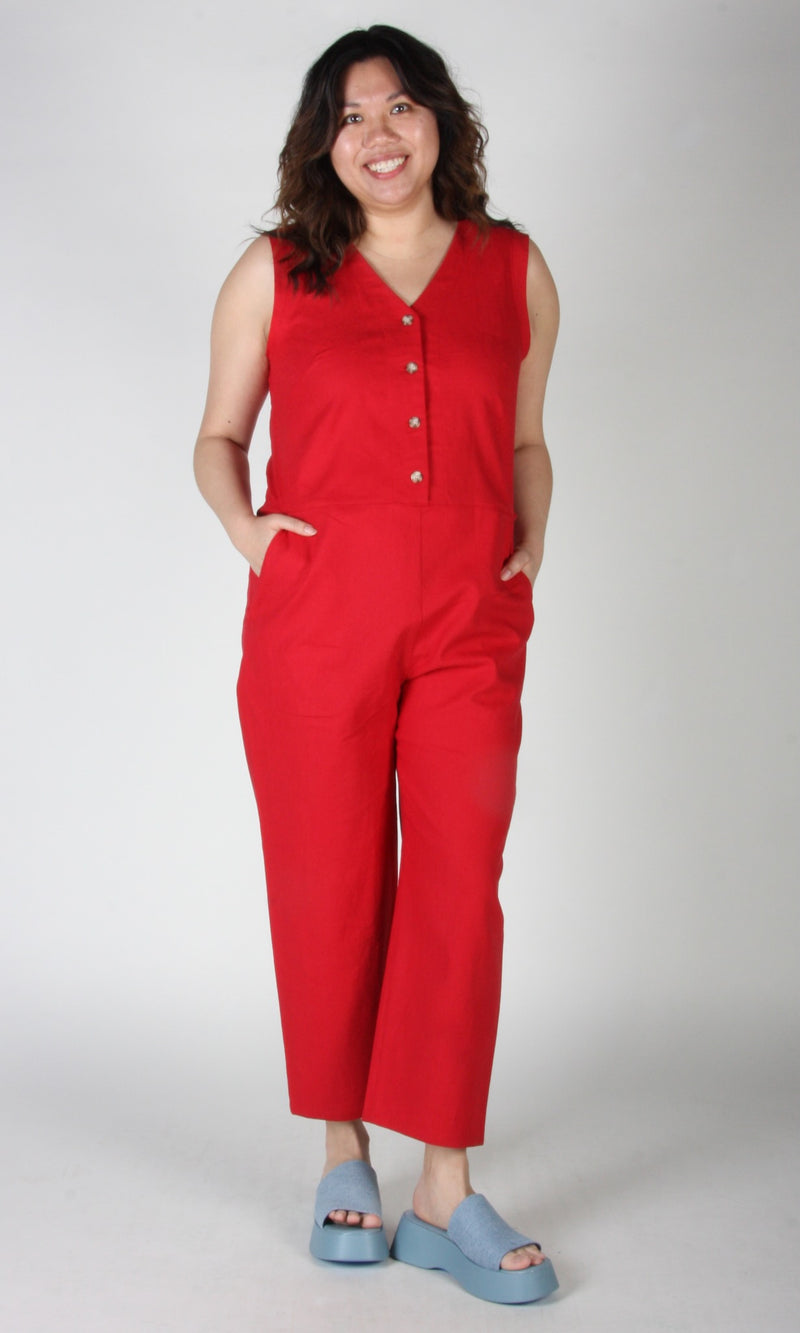 Myna Jumsuit - Red
