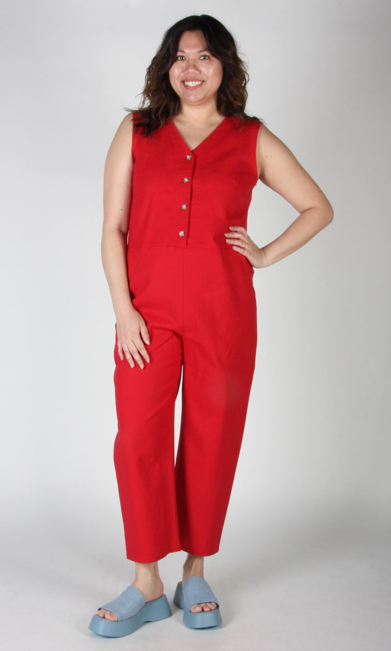 Myna Jumsuit - Red
