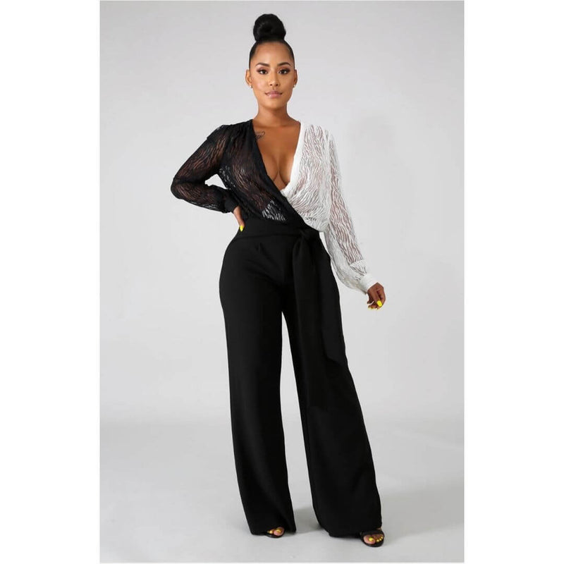 Undecided Lace Top Jumpsuit