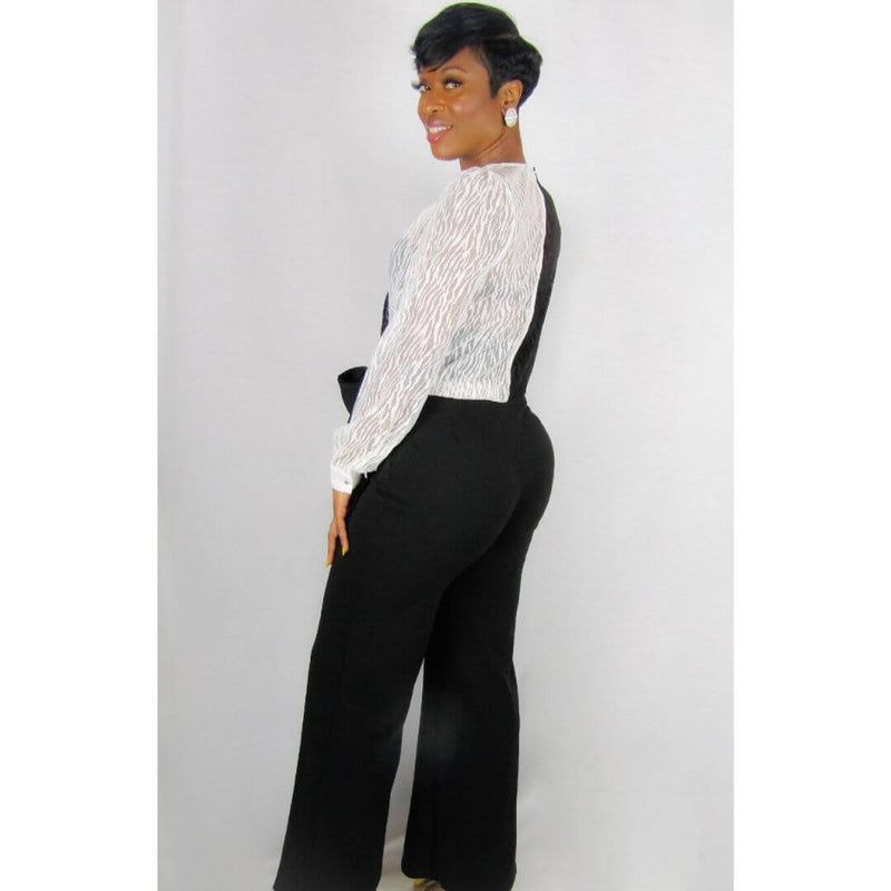 Undecided Lace Top Jumpsuit