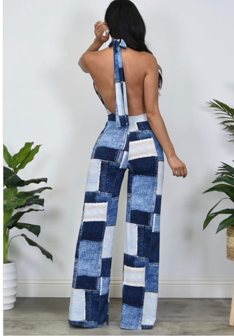 Denim On Denim Jumpsuit