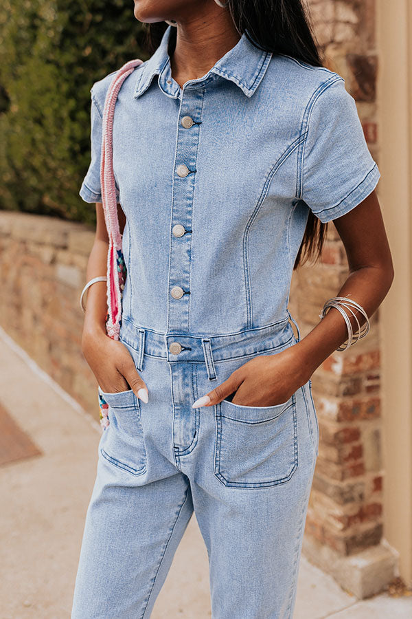 Fleetwood Vibes Denim Jumpsuit