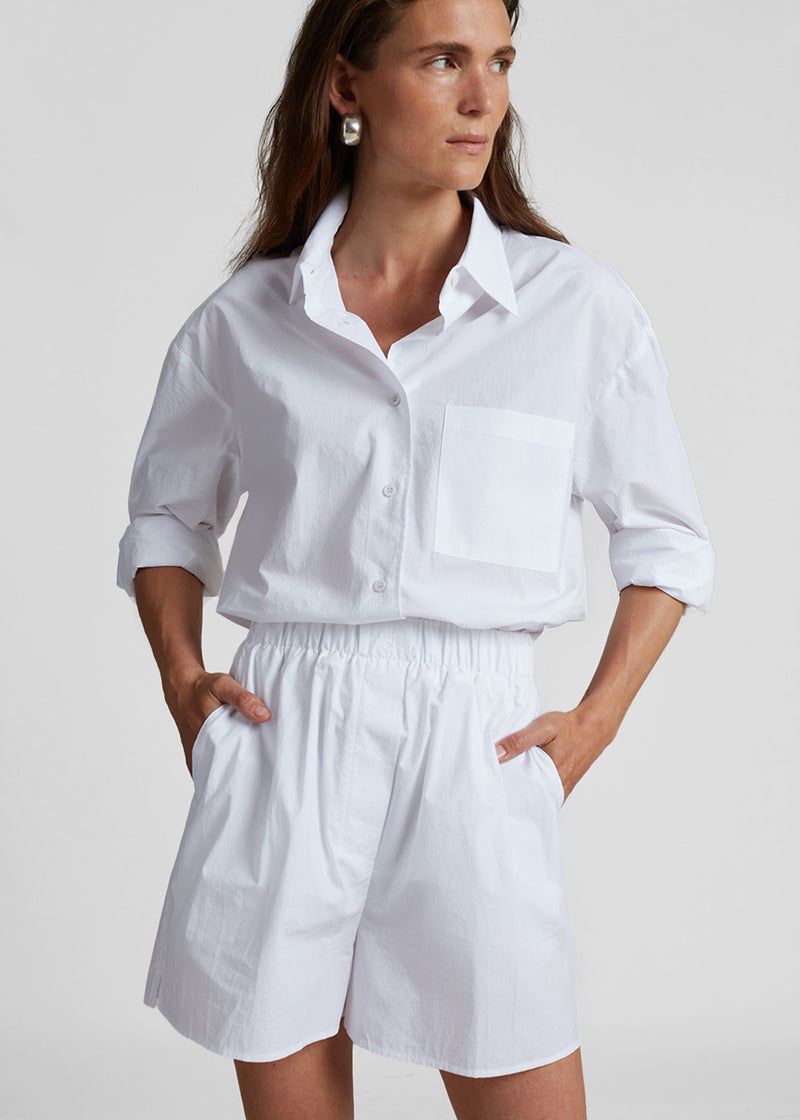 Lui Organic Cotton Boxer Short - White