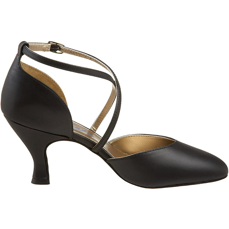 Women's Real Leather Customized Heel Ballroom Dance Shoes Modern Dance Shoes