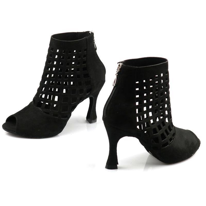 DS Women's Leatherette Customized Heel Heels Dance Boots Jazz Dancing Shoes
