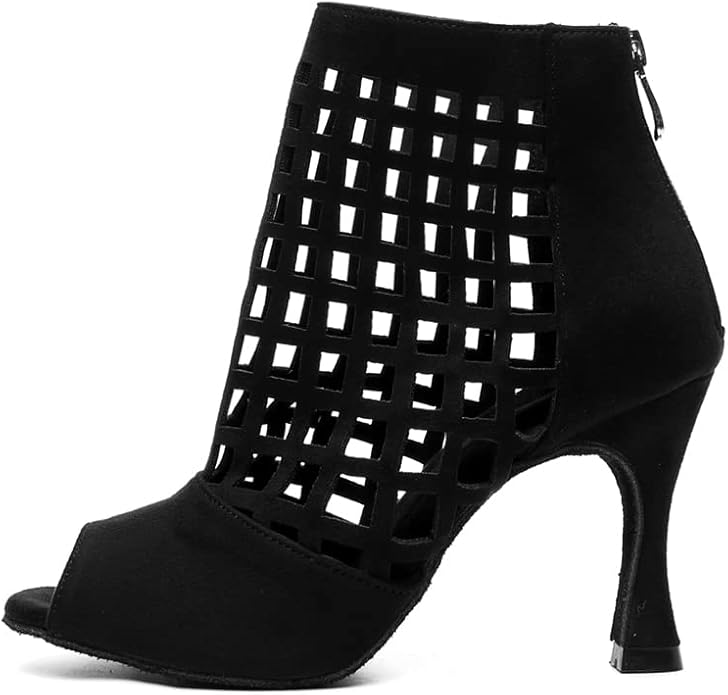 DS Women's Leatherette Customized Heel Heels Dance Boots Jazz Dancing Shoes