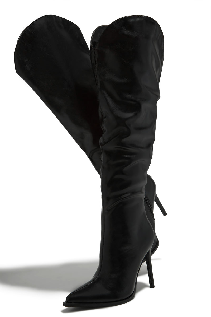 Dakota High Heel Boots - Black