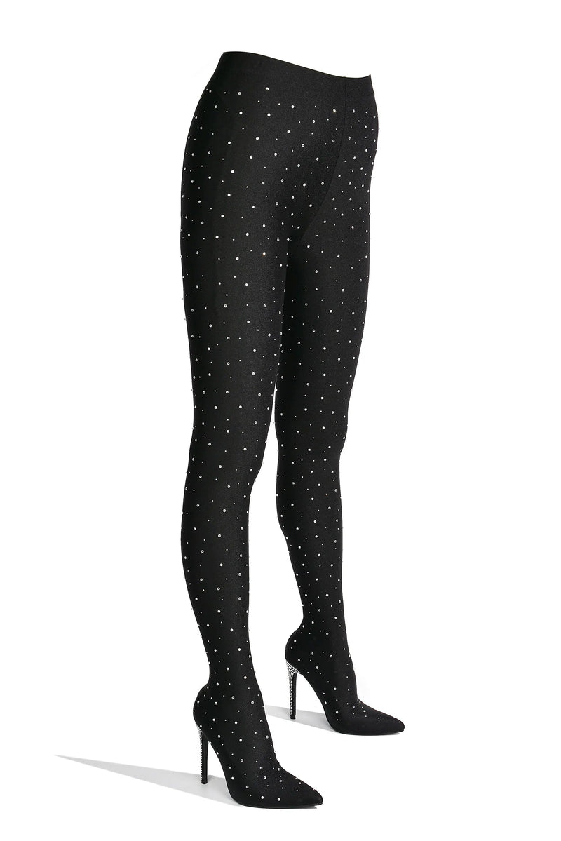 Rhinestone Legging High Heel Boots Roykan Cape Robbin