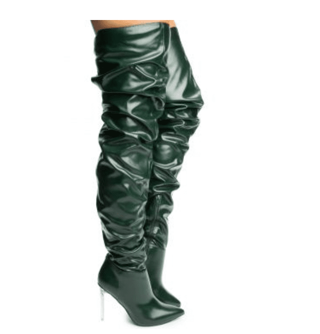 Women's Pointed Toe Over the Knee High Heel Stiletto Boots Heavenly-1 By Liliana