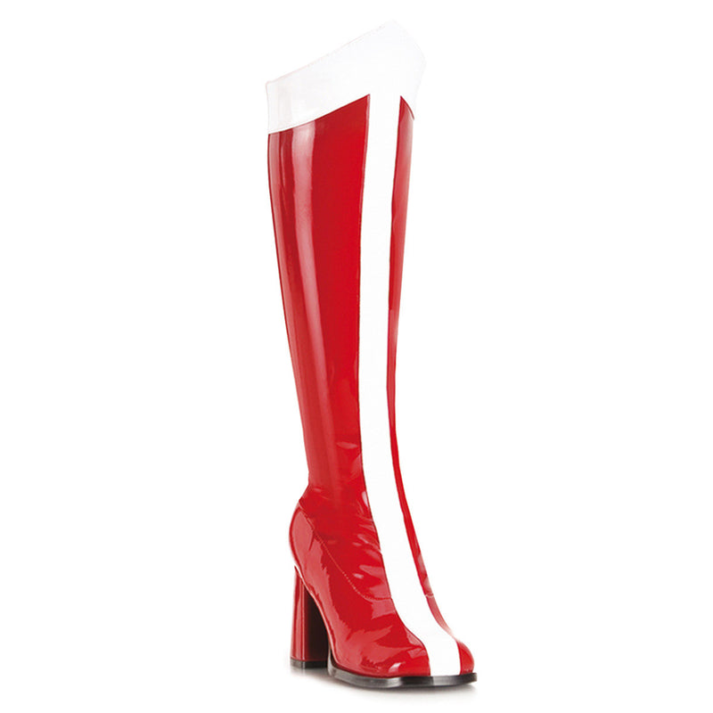 Pleaser Funtasma Sexy Superhero Wonder Woman Block Heel Knee High Gogo Boots Shoes GOGO/305