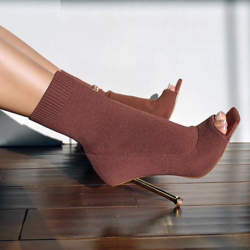 Liliana Alina-1 Heel Ankle Booties