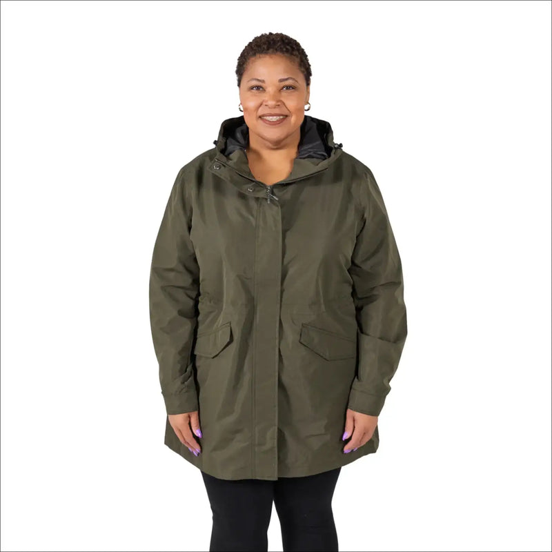 Women's Plus Size Rain Jacket & Trench Coat - The Berwick - Spring & Fall 1X-6X