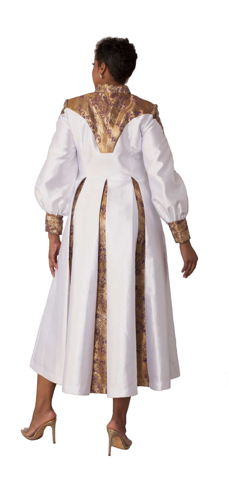 Plus Size Clergy Robe with Bishop Sleeves – 4851W