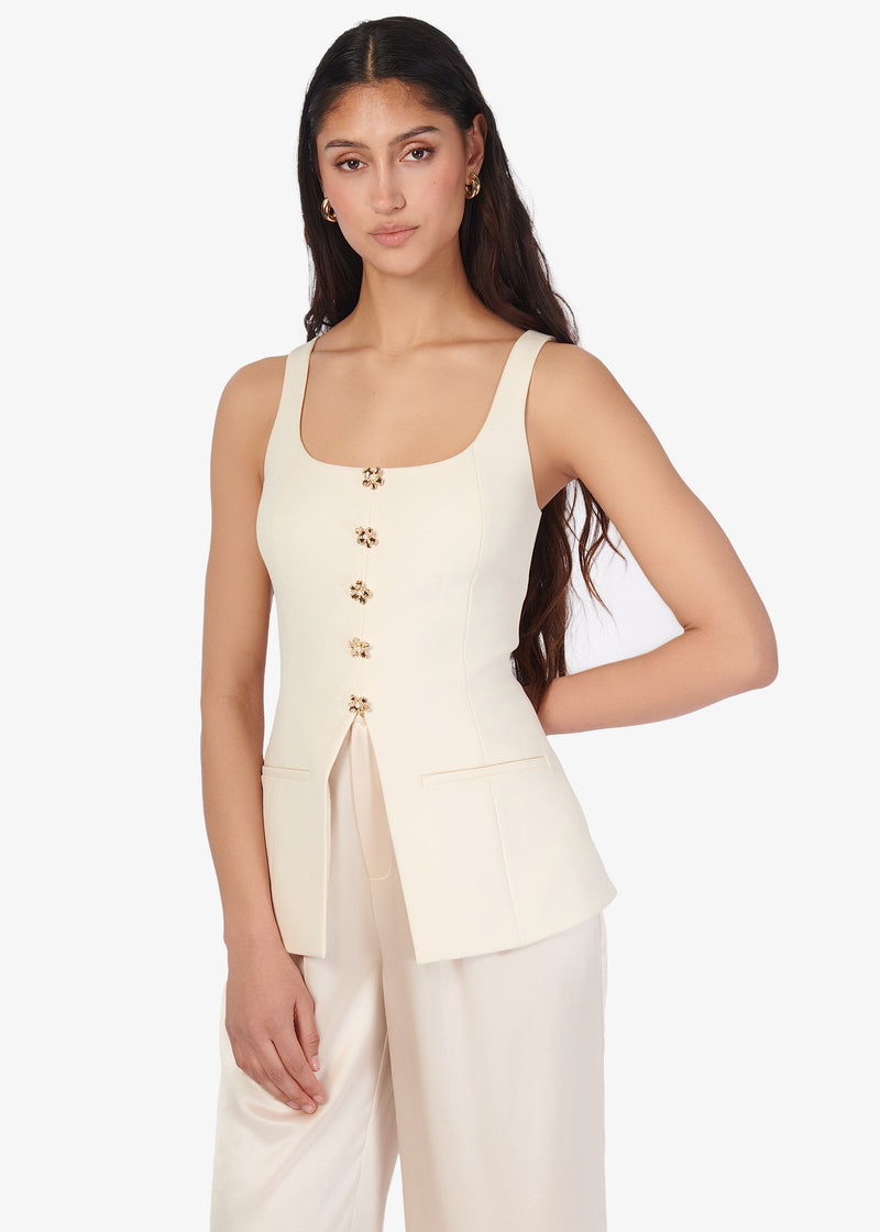 Audra Corset Top Cream