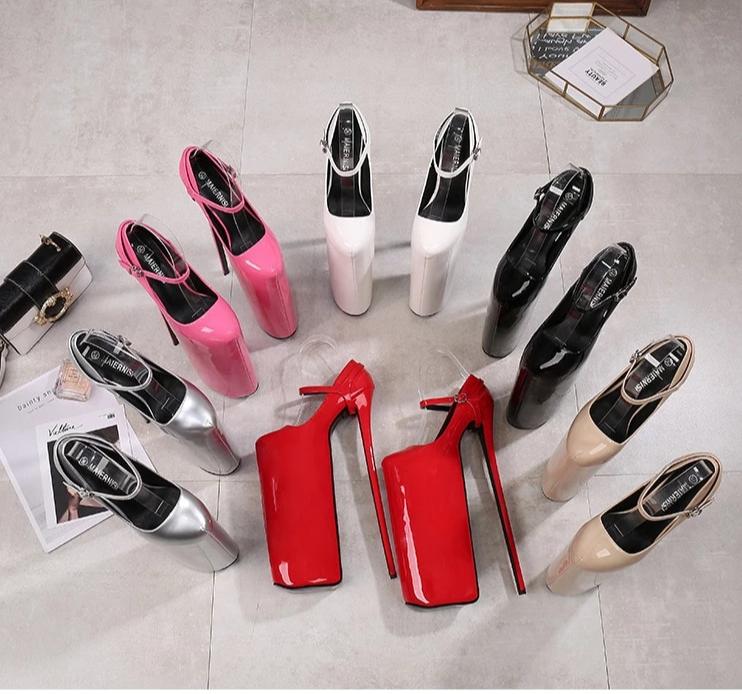 Dragzilla - 30cm Extreme High Drag Queen Stiletto Platform Shoes 4 colours - Plus size