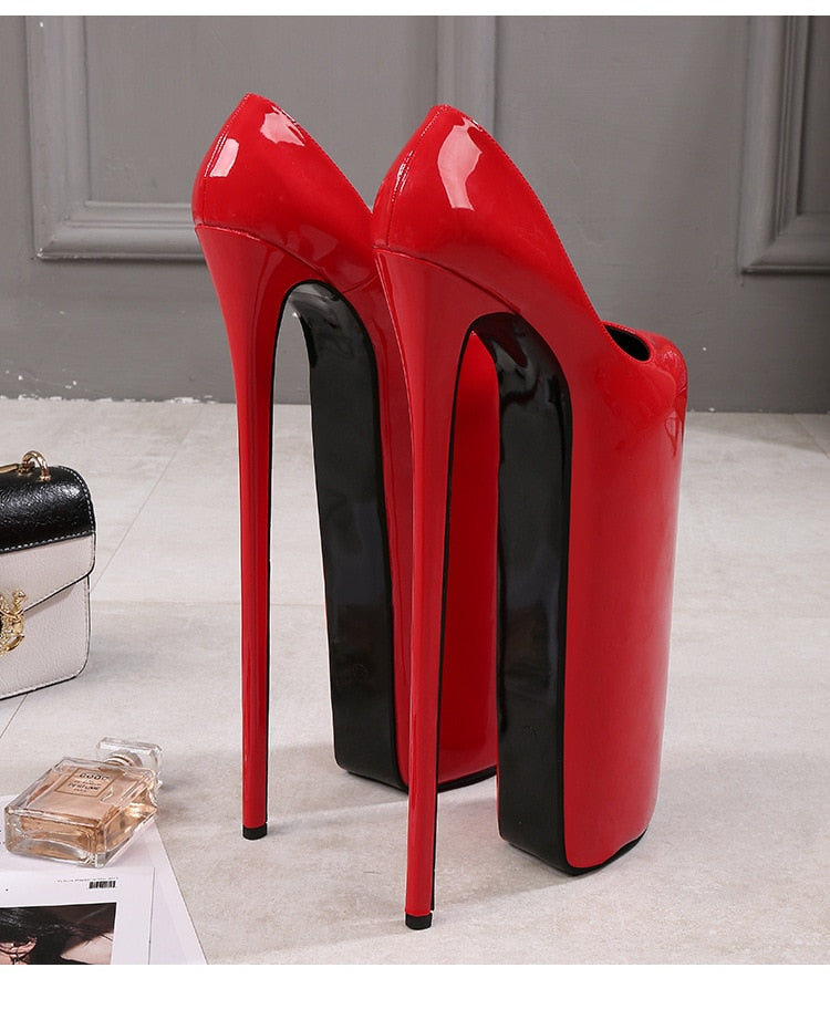 Dragzilla - 30cm Extreme High Drag Queen Stiletto Platform Shoes 4 colours - Plus size