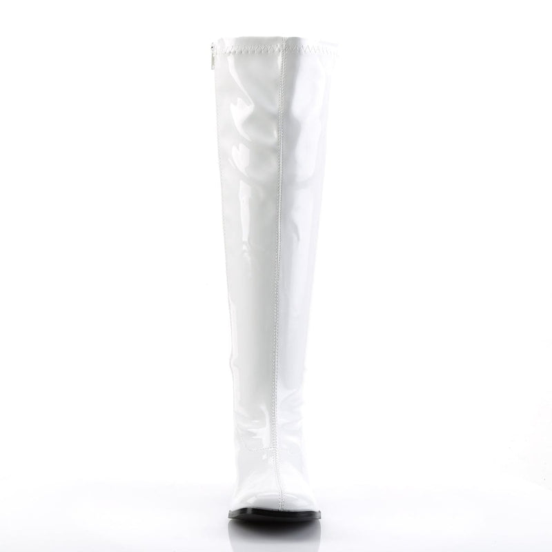 GOGO-300WC White Stretch Patent