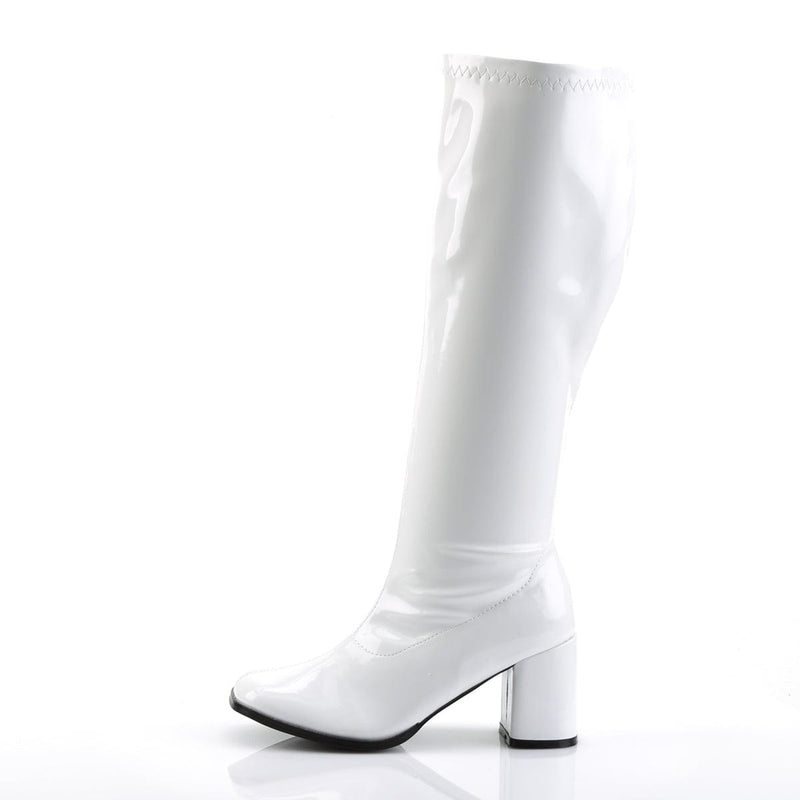 GOGO-300WC White Stretch Patent
