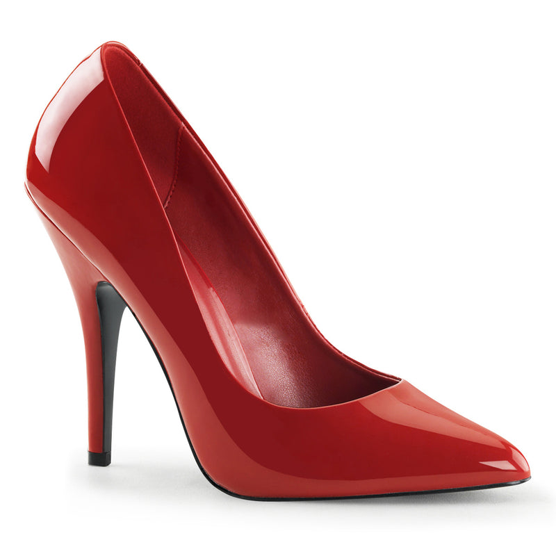 Pleaser Seduce-420 Red Classic Pumps