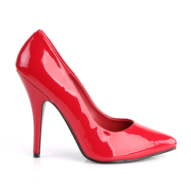 Pleaser Seduce-420 Red Classic Pumps