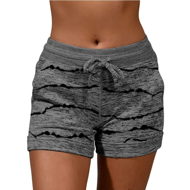 Women's clothing shorts casual and sport shorts comfortable elastic waist  -small and plus sizes