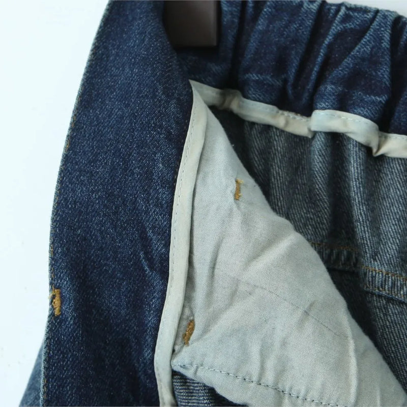 2023 Autumn Good Quality Clothes Women Jeans Plus Size Fake Hole Print Denim Harem Pants Fashion Vintage Classic Curve Bottoms