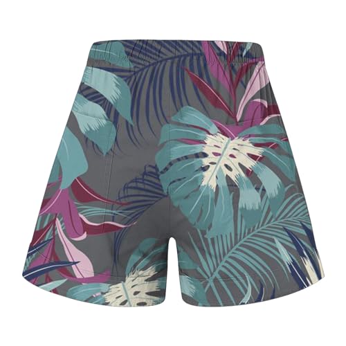 Generic Prine Deals Deal of The Day for Today Prime Plus Size Shorts for Curvy Women Prime of Day Clothes Women Clearance of Sale Today Black Dressy Shorts for Women, XX-Large, A01_gray