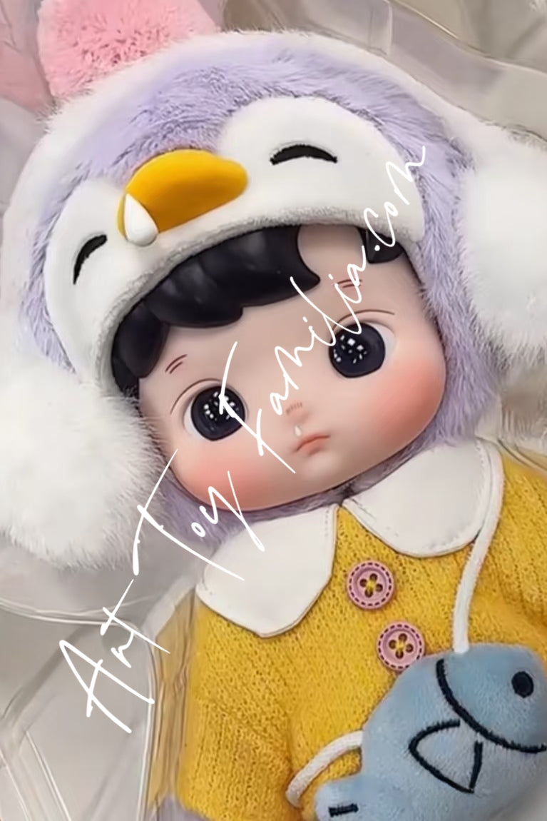Hacipupu Penguin Action Figure - 企鹅可动人偶