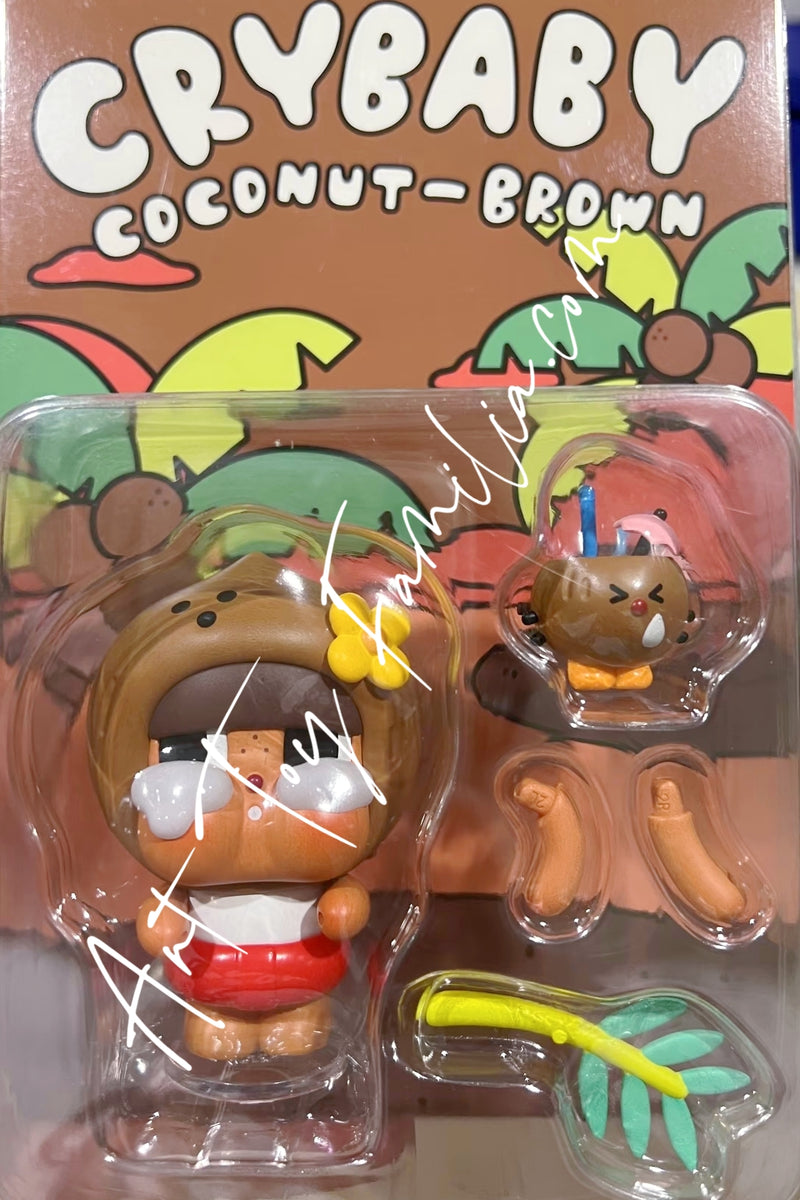 Crybaby Coconut-Brown Figurine - 椰皇吊卡