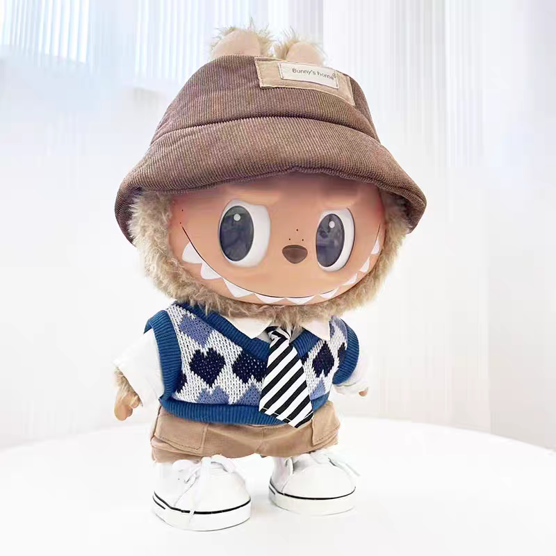 38cm Doll Cloth School Charm Sweater Set - 041