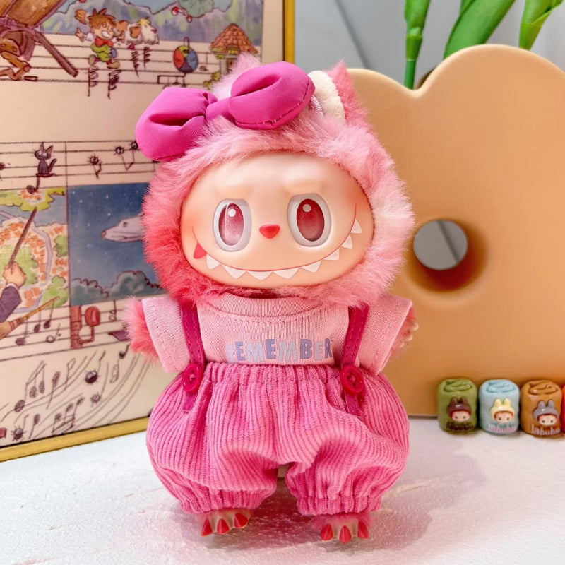 Doll Cloth Lovely Rosie Overalls Set - 045