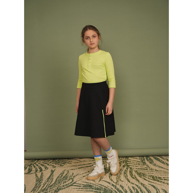 Melange Rib 3/4 Tee