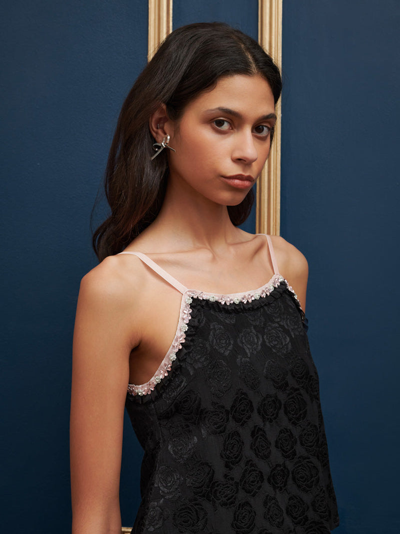 DREAM Tiara Embellished Cami Top