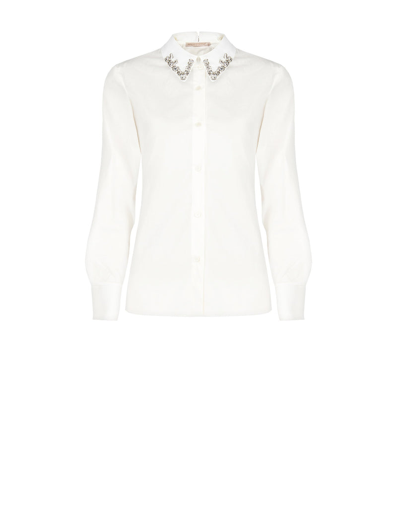 Embellished Collar Blouse