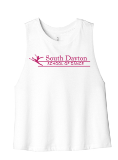 BELLA+CANVAS Women’s Racerback Cropped Tank