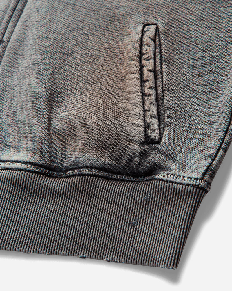 Women's Crystal-Embellished Zip Hoodie Dirty Tan Wash